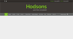 Desktop Screenshot of hodsons.co.uk